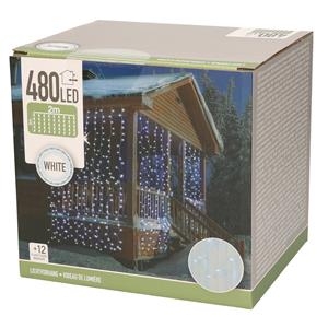 DecorativeLighting Gordijnverlichting - 480LED - 225x300cm - wit