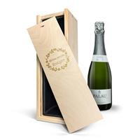 YourSurprise Cava in gegraveerde kist - Palau Semi Sec (750ml)