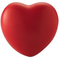 Hartvormig stressballetje rood 7 cm Rood
