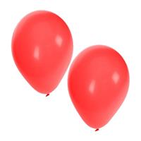 Shoppartners Rode ballonnen 45x stuks Rood