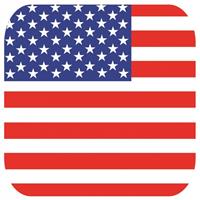 Bellatio 30x Bierviltjes Amerikaanse/USA vlag vierkant Multi
