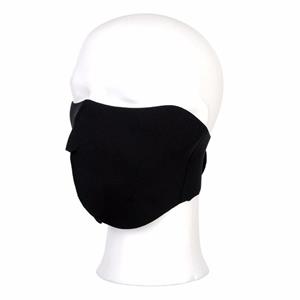 2x Zwart biker masker voor volwassenen