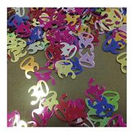 Haza 2x stuks confetti 30 jaar thema versiering zakjes van 15 gram Multi