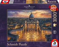 Schmidt Spiele Schmidt Puzzle Thomas Kinkade Vatikan 1000 T