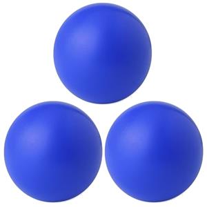 3x stuks blauwe anti stressballen van 6 cm Blauw