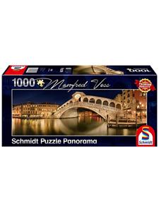 Schmidt Puzzle - Manfred Voss - Panorama: Rialto Bridge (1000 pieces) Vloer