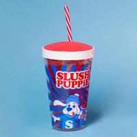 Slush Puppie Becher mit Trinkhalm