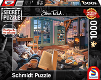 Schmidt Spiele Schmidt 59655 - Steve Read, Im Ferienhaus, Secret Puzzle,
