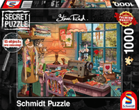 Schmidt Spiele Schmdit 59654 - Steve Read, Im Nähzimmer, Secret-Puzzle,