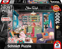 Schmidt Spiele Schmdit 59653 - Steve-Read, Großmutters Stube, Secret-Puzzle,