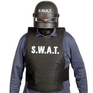 Zwart SWAT masker voor volwassenen
