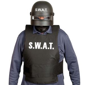 Zwart SWAT masker voor volwassenen