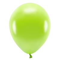 200x Lichtgroene/limegroene ballonnen 26 cm eco/biologisch afbreekbaar Groen - Ballonnen
