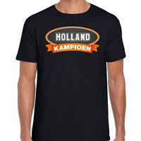 Bellatio Holland kampioen t-shirt zwart voor heren