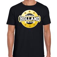 Bellatio Holland is here t-shirt zwart voor heren