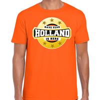 Bellatio Holland is here t-shirt oranje voor heren