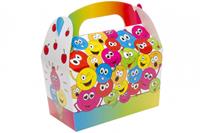 LG Imports traktatiedoosje smileys 20 cm 12 stuks