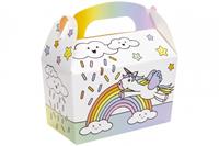 Mitgebselboxen Unicorn, 12 Stück lila-kombi