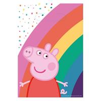 Amscan Partytüten Peppa Pig Papier,  8 Stück