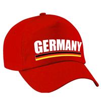 Bellatio Germany supporter pet / baseball cap Duitsland rood kinderen - Verkleedhoofddeksels