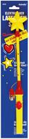 amscan Laternenstab Stern+Herz 0009 elektrisch 34cm farbig sortiert