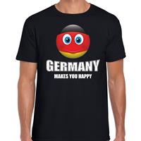 Bellatio Germany makes you happy landen t-shirt Duitsland zwart voor heren
