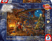 Santa Claus and his elves  1000 stukjes - Puzzel