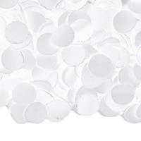 5x stuks zakjes met 100 grams confetti kleur wit - Confetti