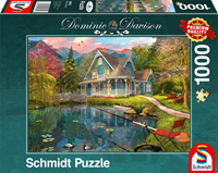 Schmidt Spiele - Puzzle - Ruhesitz am See 1000 Teile