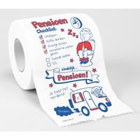 Cadeau toiletpapier rol pensioen versiering/decoratie - Fopartikelen