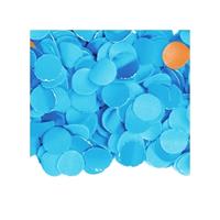 5x zakjes van 100 gram feest confetti kleur blauw - Confetti