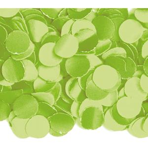 8x zakjes van 100 gram party confetti kleur lime - Confetti