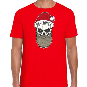 Bellatio Bad Santa fout Kerstshirt / outfit rood voor heren