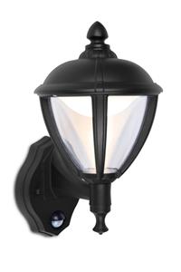 Lutec Unite LED-Sensorlamp (zwart)