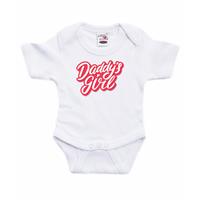 Bellatio Daddys girl geboorte cadeau romper wit voor babys -