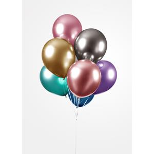 Top1Toys Chrome Ballonnen Assorti 10 Stuks 30 Cm