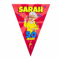50 Sarah party vlaggenlijn cartoon 10 m verjaardag versiering -