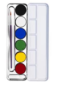Eulenspiegel schminkset 6 kleuren 10-delig