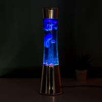Fisura - Tischlampe aus Metall und Glas Lave