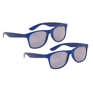 6x stuks blauwe kinder feest- en zonnebril wayfarer -