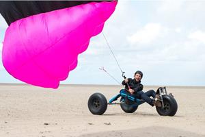 Belevenissen.nl Kitebuggyen aan de Noordzee