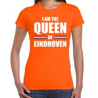Bellatio Koningsdag t-shirt I am the Queen of Eindhoven oranje voor dames