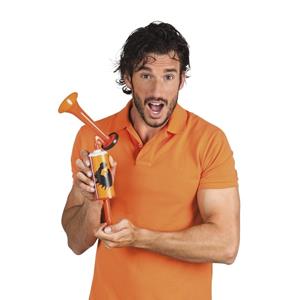6x Oranje Holland stadiontoeter/ hand toeter 45 cm -