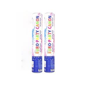 2x stuks 500 euro confetti shooter kanon 28 cm -