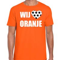 Bellatio Oranje t-shirt Holland / Nederland supporter wij houden van oranje EK/ WK voor heren