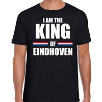 Bellatio Koningsdag t-shirt I am the King of Eindhoven zwart voor heren