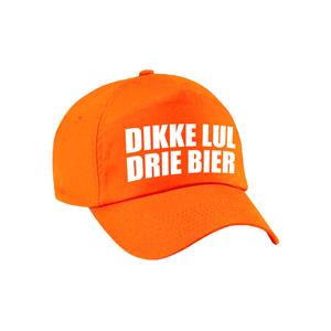 Bellatio Dikke lul drie bier fun pet oranje voor volwassenen