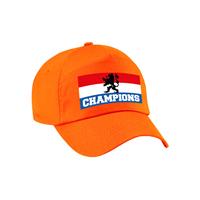 Bellatio Nederland supporter pet / cap champions met vlag Holland - EK / WK voor kinderen