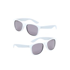 10x stuks witte kinder feest- en zonnebril wayfarer -