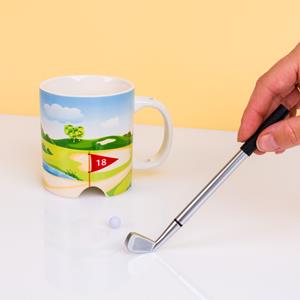 Out of the Blue Tasse »Golf Tasse mit Golfschläger als Kugelschreiber und Ball«